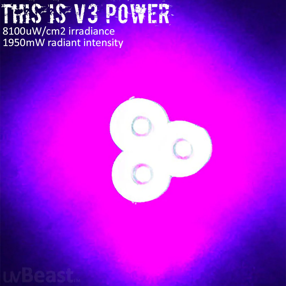uvBeast Black Light UV Flashlight V3 385-390nm Rechargeable 18650 Battery POWER PACK EDITION - Image 10